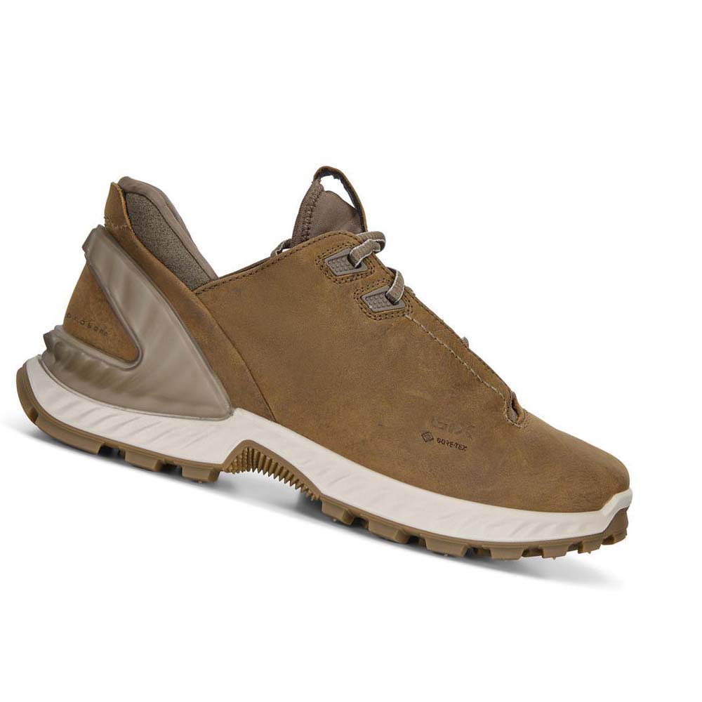 Men\'s Ecco Exohike Low Gtx Hiking & Trail Brown | Canada 562VRW